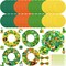 472 PCS St. Patrick’s Day DIY Wreath Craft Kit – Irish Shamrock & Leprechaun Decorations with Stickers, Wool Balls & Ribbons for Home & Party Favors